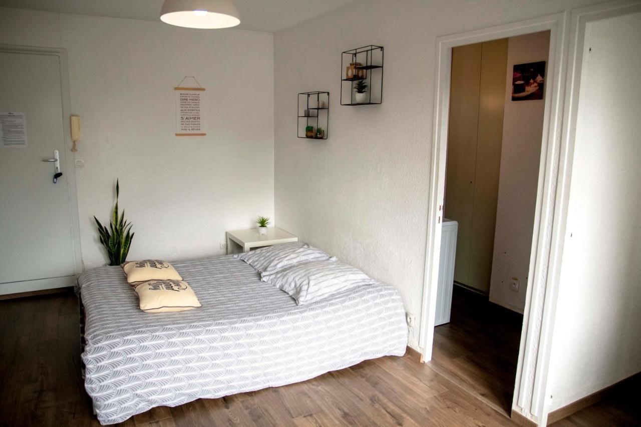Studio terrasse Montpellier - Parking privé - Proche ligne 1 Exterior foto